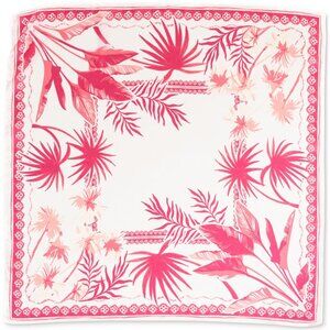 I.n.c. International Concepts Women's Tropical-Print Bandana Square - Magenta